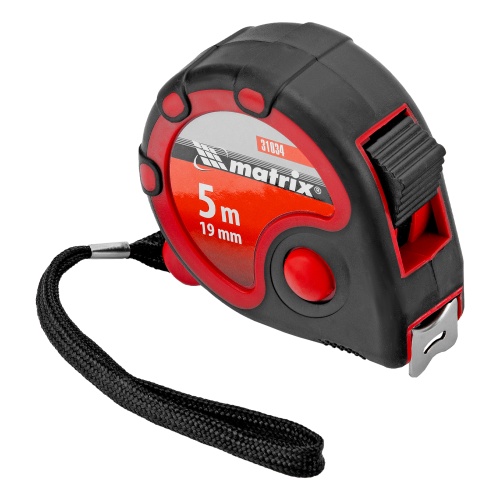 Рулетка Status 3 fixations,5 м х 19 мм,двухкомпонентный корпус,3 фиксации ленты Matrix Рулетка Status 3 fixations,5 м х 19 мм,двухкомпонентный корпус,3 фиксации ленты Matrix