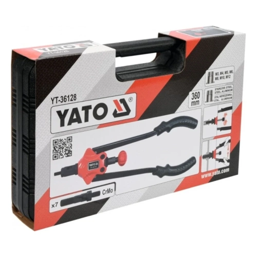 Заклепочник для резьбовых заклепок YATO М3-М12 YT-36128 фото 6