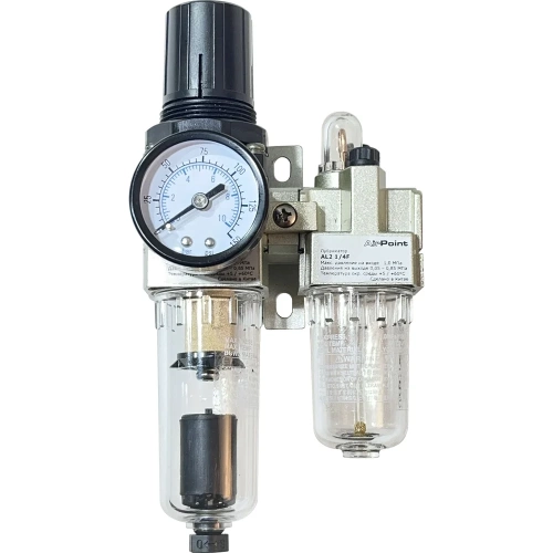 Блок подготовки воздуха AirPoint AFF2 1/4F FAD автом. клапан 4060.0002.0020 фото 3 Блок подготовки воздуха AirPoint AFF2 1/4F FAD автом. клапан 4060.0002.0020 фото 3