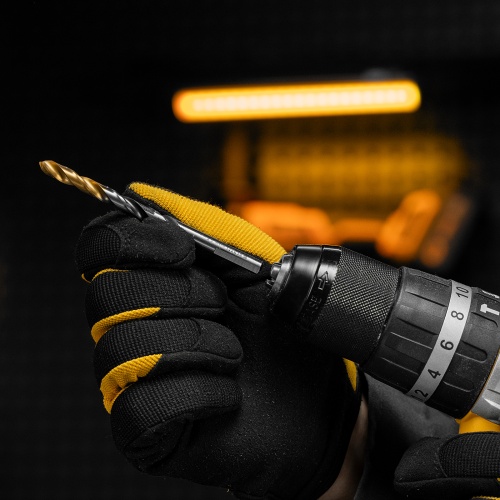 Сверло спиральное по металлу 6,5 x 93мм, Р6М5, Golden Tip, многогранная заточка Denzel фото 8 Сверло спиральное по металлу 6,5 x 93мм, Р6М5, Golden Tip, многогранная заточка Denzel фото 8