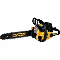 Бензопила PARTNER FOR GARDEN GS-180 / GS-180 P (бензиновая 1.5 л.с, мощность 2 кВт, объем двигателя 49,3 см3 , длина шины 16" - 40 см) ШК  5581