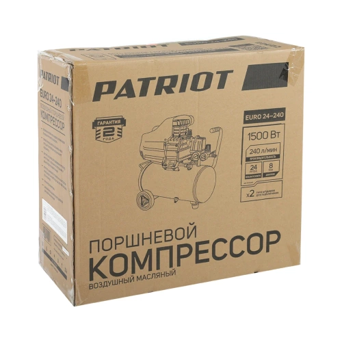 Компрессор Patriot EURO 24/240 525306365 фото 11 Компрессор Patriot EURO 24/240 525306365 фото 11