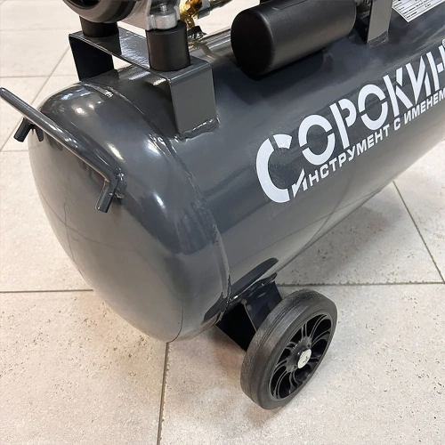 Воздушный безмасляный компрессор 24л Сорокин ресивер 13.2 фото 7
