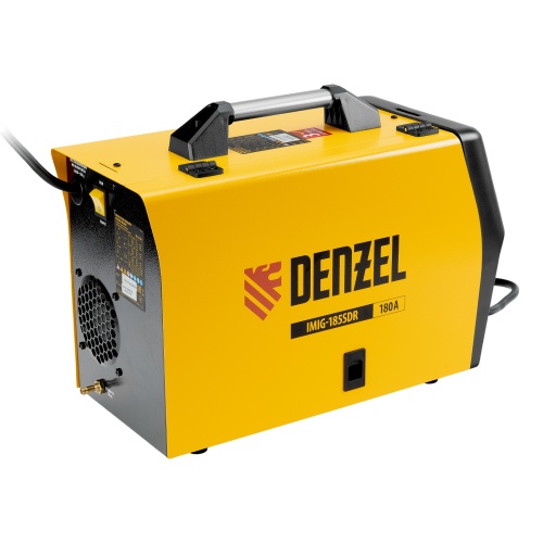Аппарат инвертор. полуавтомат. cварки IMIG-185SDR, 180 А, ПВ 60%, катушка 5 кг Denzel фото 4