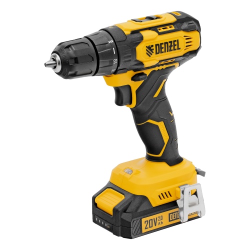 Дрель-шуруповерт аккумуляторная CDQ-20, Li-Ion, 20 В// Denzel фото 4