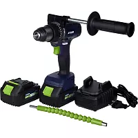 Аккумуляторный бесщеточный шуруповерт AYGER с двумя аккумуляторами 4Ah AP18BL4