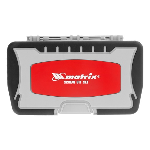 Набор бит и сверл, магнитный адаптер, CrV, пластиковый кейс, 40 шт. Matrix фото 4