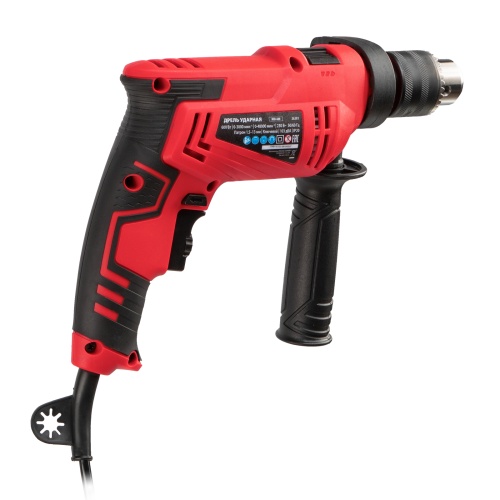 Дрель ударная MID-600, 600 Вт, 0-3000 об/мин, 0-48000 уд/мин MTX фото 4