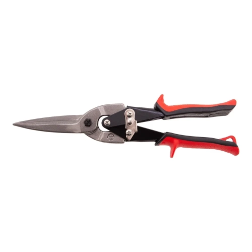 Ножницы по металлу MATRIX, удлиненные, 285 мм, пряморежущие, обрезиненные рукоятки 78341 фото 3