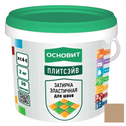 Затирка эластичная Основит Плитсэйв XC6 E багамы 2 кг