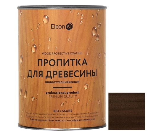 Пропитка для дерева водоотталкивающая Elcon Bio Lasure Палисандр 0,9 л