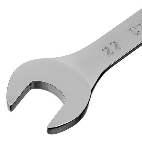 Ключ комбинированный, 22 мм, CrV, полированный хром Matrix фото 3