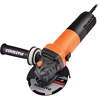 Углошлифовальная машина (УШМ) PATRIOT AG 126 тонкий корпус, пылезащищенная, диск 125 мм 110301126