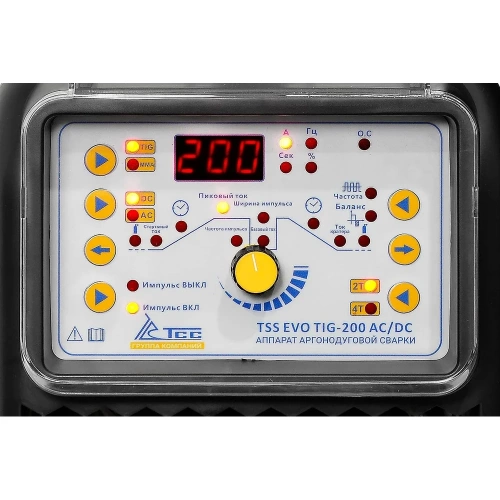 Аппарат аргонодуговой сварки ТСС TSS EVO TIG-200 AC/DC 035263 фото 5 Аппарат аргонодуговой сварки ТСС TSS EVO TIG-200 AC/DC 035263 фото 5