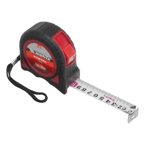 Рулетка Strong,7,5 м х 25 мм,обрезиненный корпус Matrix фото 3