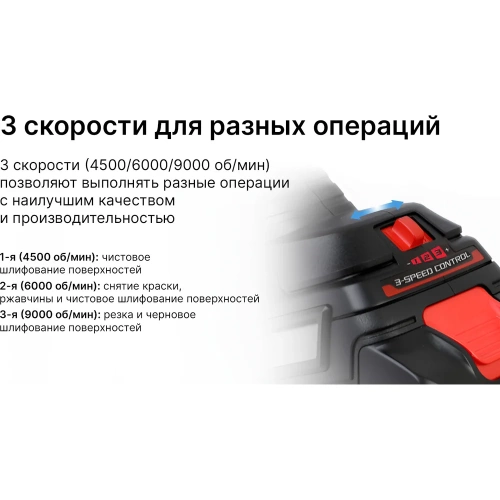 Бесщеточная угловая шлифмашина KEYANG DG20BLH-125SV (Bare) 125 мм фото 5 Бесщеточная угловая шлифмашина KEYANG DG20BLH-125SV (Bare) 125 мм фото 5