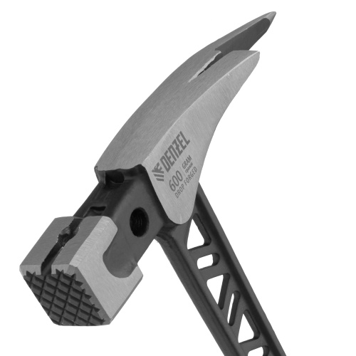 Молоток кровельщика 600 г, цельнокованый, боек с магнитом, двухкомп. обрезин. рук-ка Denzel фото 4 Молоток кровельщика 600 г, цельнокованый, боек с магнитом, двухкомп. обрезин. рук-ка Denzel фото 4