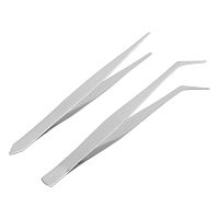 Набор пинцетов из нержавеющей стали, 2 шт, Sparta