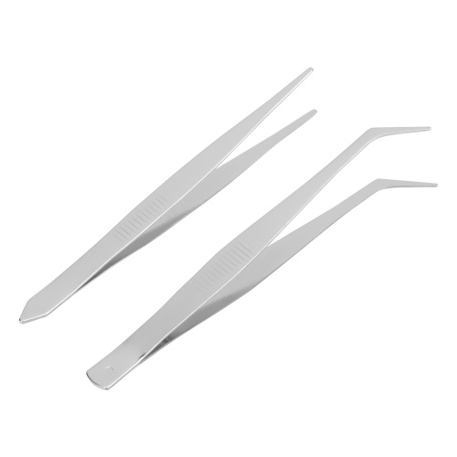 Набор пинцетов из нержавеющей стали, 2 шт, Sparta