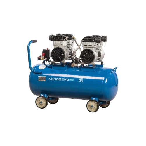 Компрессор NORDBERG безмасляный 220В, ресив. 100л, 400л/мин NCEO100/400 Компрессор NORDBERG безмасляный 220В, ресив. 100л, 400л/мин NCEO100/400