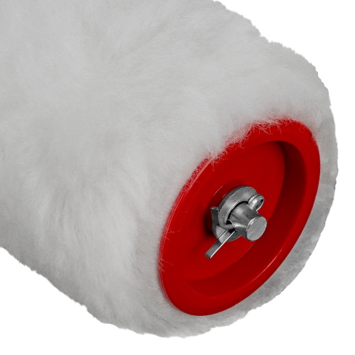 Валик "Искусственный мех", в сборе, 250 мм, D 48 мм, D ручки 6 мм, крепление шплинтом Сибртех фото 4
