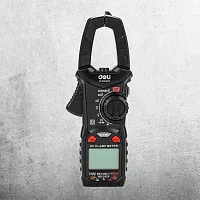 Токоизмерительные цифровые клещи DELI DL334203, раскрытие клещей 30 мм, CAT III 600В, 600А, 40 мОм 102980