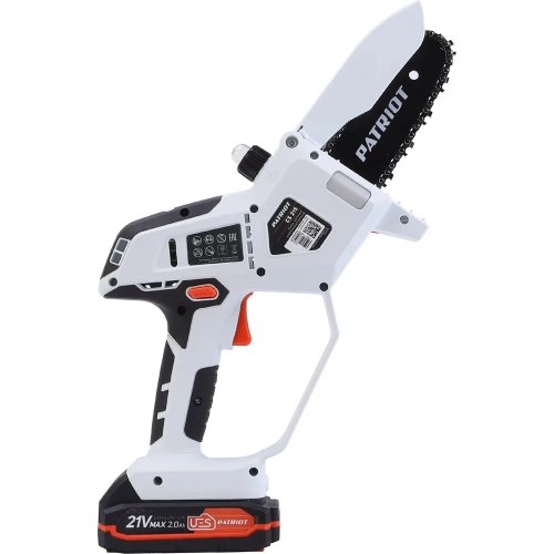 Пила цепная аккумуляторная PATRIOT CS 215 21В UES мини 250205222 фото 3 Пила цепная аккумуляторная PATRIOT CS 215 21В UES мини 250205222 фото 3