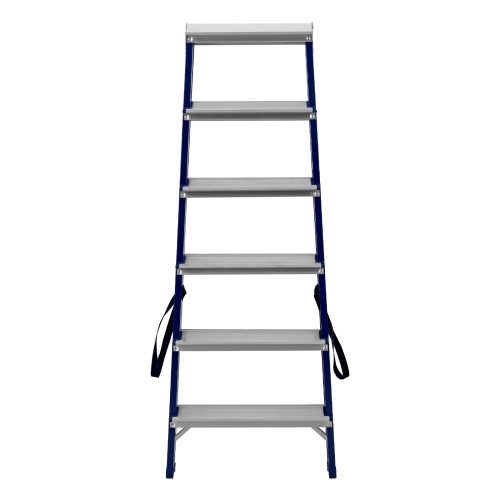 Стремянка двусторонняя 6 ступеней, стальная, Сибртех фото 4 Стремянка двусторонняя 6 ступеней, стальная, Сибртех фото 4