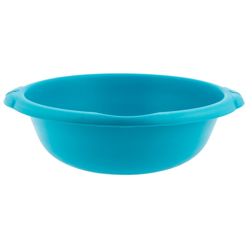 Таз пластмассовый круглый 18 л, бирюзовый, Home Palisad фото 2