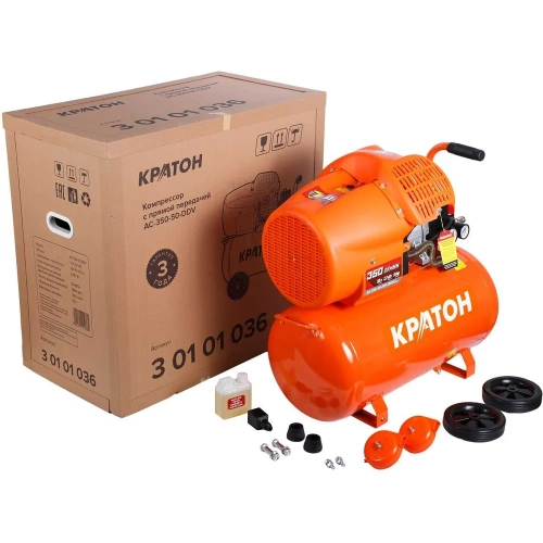 Компрессор с прямой передачей Кратон AC-350-50-DDV 3 01 01 036 фото 9 Компрессор с прямой передачей Кратон AC-350-50-DDV 3 01 01 036 фото 9