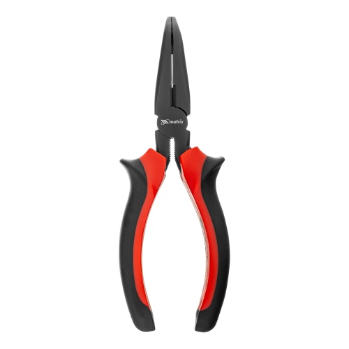 Длинногубцы изогнутые Black Nickel, 160 мм, двухкомпонентные рукоятки Matrix фото 3