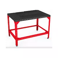 Сварочный большой стол с оснасткой FLAMES столешница краска RAL 9005 1527.104