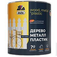 Эмаль универсальная алкидная Dufa матовая белая 2 л