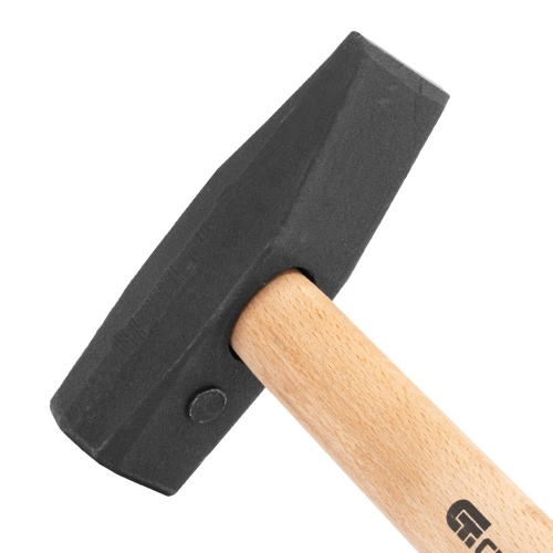 Молоток слесарный 1500 г, квадратный боек, деревянная рукоятка Сибртех фото 3