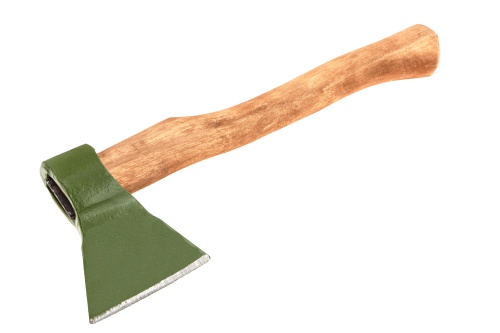 Топор кованный, в сборе, 600/850 г, деревянное топорище, 400 мм, Б1 Сибртех фото 2