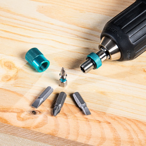 Адаптер для бит с ограничителем и двойным магнитом, 1/4 Gross фото 8