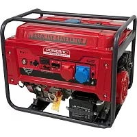 Генератор бензиновый трёхфазный POWERAC (8 кВт, 220В/380В, 16л.с., АВТОЗАПУСК) PR8500H2E-3-ATS