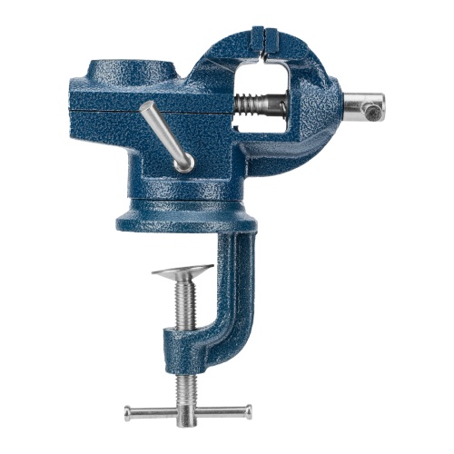 Тиски слесарные, настольные, поворотные, ширина рабочих губок 65 мм, наковальня Сибртех фото 4