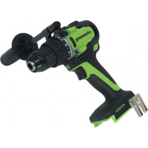 Аккумуляторная дрель-шуруповерт Greenworks 24V, 90 Нм, бесщеточная, без АКБ и ЗУ 3707507