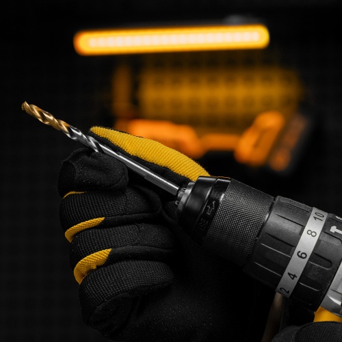 Сверло спиральное по металлу 6,5 x 100 мм, Р6М5, Golden Tip  Denzel фото 8