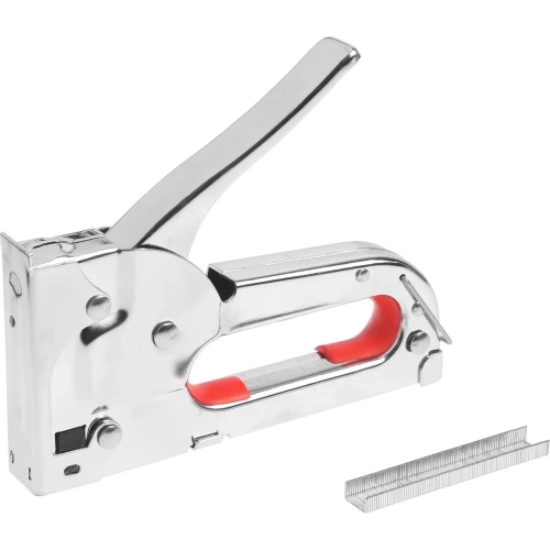 Мебельный степлер ТУНДРА металлический корпус, тип скоб 53, 4 - 8 мм 1550268 фото 3 Мебельный степлер ТУНДРА металлический корпус, тип скоб 53, 4 - 8 мм 1550268 фото 3