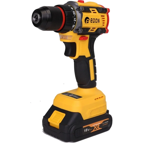 Аккумуляторная дрель EDON AD-18BL набор 24893 фото 5