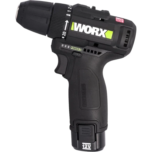 Аккумуляторная дрель-шуруповерт WORX Professional 12В, 38Нм, 2Ач х2 + 1,5 А WE210.2 фото 11 Аккумуляторная дрель-шуруповерт WORX Professional 12В, 38Нм, 2Ач х2 + 1,5 А WE210.2 фото 11