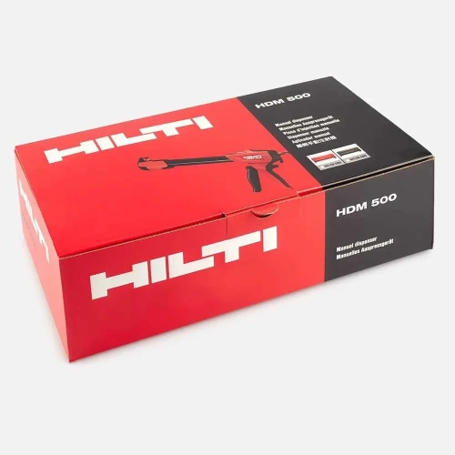 Пистолет для химического анкера Hilti (дозатор) HDM 500 с чёрным картриджем 2005641/2007057 фото 4 Пистолет для химического анкера Hilti (дозатор) HDM 500 с чёрным картриджем 2005641/2007057 фото 4