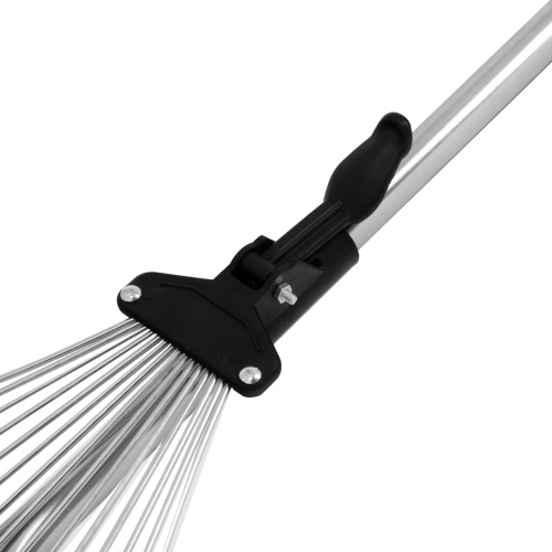 Грабли веерные стальные, 190 - 520 х 1200 - 1500 мм, 15 зубьев, раздвижные, стальной черенок, Palisad фото 5