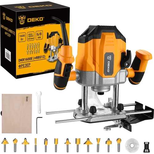 Фрезер DEKO DKR1600E, набор фрез RBS12 (12 предметов) 063-4221 фото 5