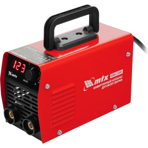 Инверторный аппарат дуговой сварки MTX MMA-220BS, 220 А, ПВ 60пр// 94399