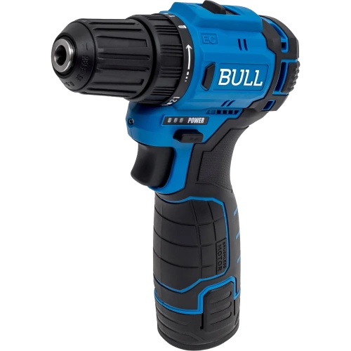 Дрель-шуруповерт аккумуляторная BULL SR 1203 бесщеточный, 12 В, 37 Нм, 2х2 Ач акб, БЗП 10 мм 1329601 фото 3 Дрель-шуруповерт аккумуляторная BULL SR 1203 бесщеточный, 12 В, 37 Нм, 2х2 Ач акб, БЗП 10 мм 1329601 фото 3