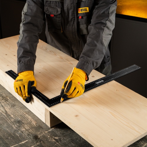 Угольник, 400 х 600 мм, алюминиевый, лазерная гравировка Denzel фото 6