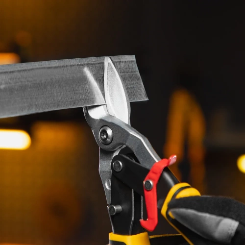 Ножницы по металлу Denzel 270мм, прямой и левый рез, сталь-СrMo, трехкомп.рук-ки 78372 фото 7 Ножницы по металлу Denzel 270мм, прямой и левый рез, сталь-СrMo, трехкомп.рук-ки 78372 фото 7